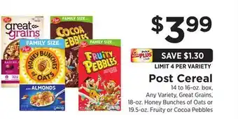 ShopRite Cereal offer