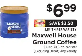 ShopRite Ground Coffee offer