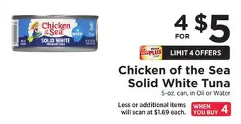 ShopRite Solid White Tuna offer