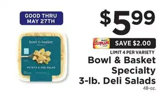 ShopRite Specialty 3-lb. Deli Salads offer