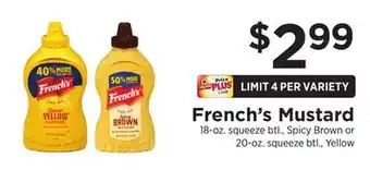 ShopRite Mustard offer