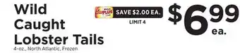 ShopRite Wild Caught Lobster Tails offer