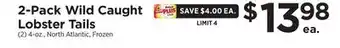 ShopRite 2-Pack Wild Caught Lobster Tails offer