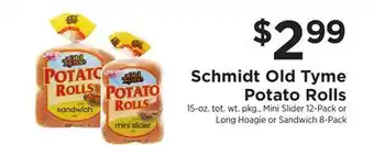 ShopRite Old Tyme Potato Rolls offer