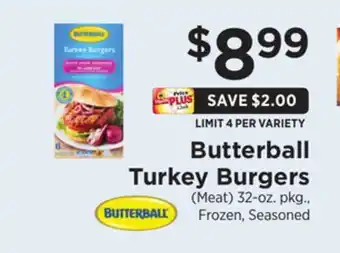 ShopRite Turkey Burgers offer