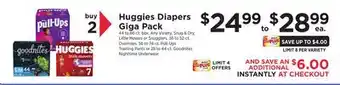 ShopRite Diapers Giga Pack offer