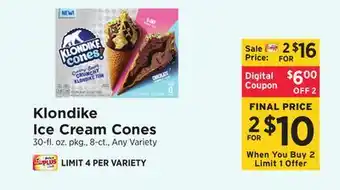 ShopRite Ice Cream Cones offer