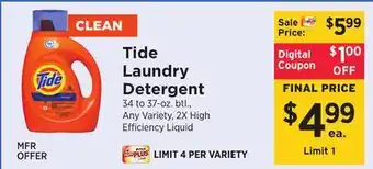 ShopRite Laundry Detergent offer