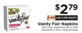 ShopRite Napkins offer