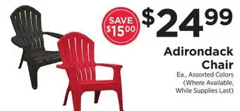 ShopRite Adirondack Chair offer