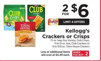 ShopRite Crackers or Crisps offer