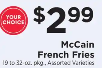 ShopRite French Fries offer