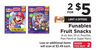 ShopRite Fruit Snacks offer