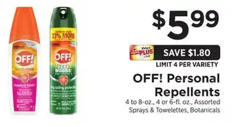 ShopRite Personal Repellents offer