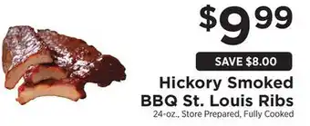 ShopRite Hickory Smoked BBQ St. Louis Ribs offer