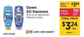ShopRite Dawn EZ-Squeeze offer