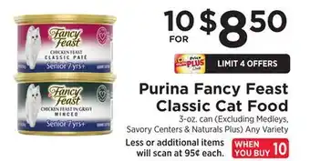 ShopRite Fancy Feast Classic Cat Food offer