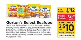 ShopRite Select Seafood offer