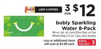 ShopRite Sparkling Water 8-Pack offer