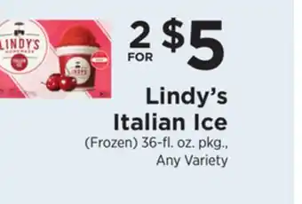 ShopRite Italian Ice offer