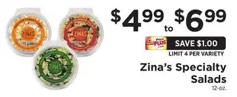ShopRite Specialty Salads offer