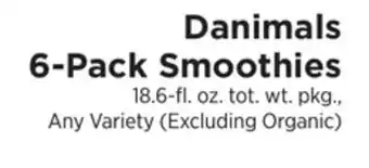 ShopRite 6-Pack Smoothies offer
