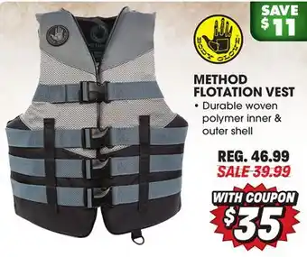 Big 5 Body Glove Method Flotation Vest offer