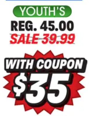 Big 5 Under Armour Spotlight Fran RM Jr. 4.0 Football Cleats offer