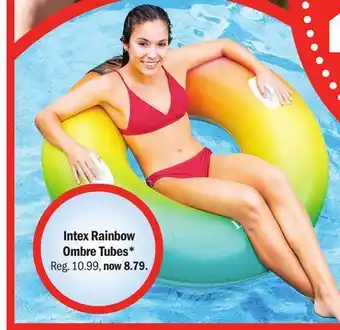 Meijer Intex Rainbow Ombre Tubes offer