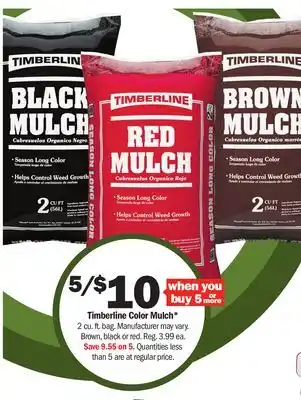 Meijer Timberline Color Mulch offer