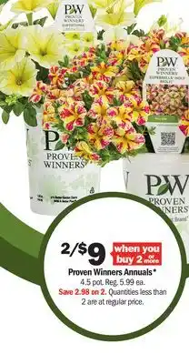 Meijer Proven Winners Annuals offer