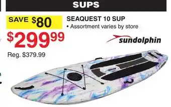 Dunham's Sports SUNDOLPHIN SEAQUEST 10 SUP offer