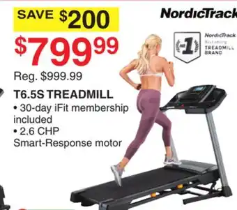 Dunham's Sports NORDICTRACK T6.5S TREADMILL offer