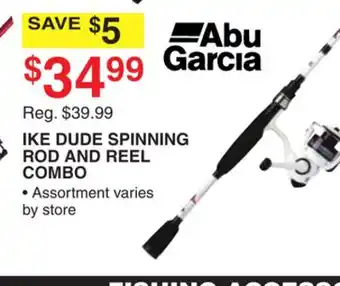 Dunham's Sports IKE DUDE SPINNING ROD AND REEL COMBO offer