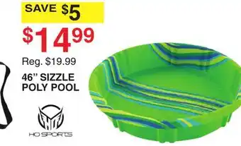 Dunham's Sports 46 SIZZLE POLY POOL offer