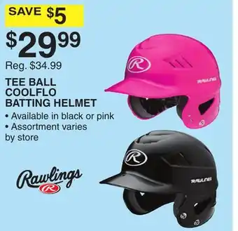 Dunham's Sports RAWLINGS TEE BALL COOLFLO BATTING HELMET offer