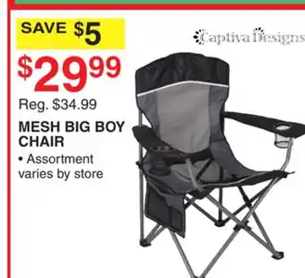 Dunham's Sports MESH BIG BOY CHAIR offer