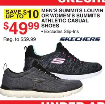 Dunham's Sports MEN'S SUMMITS LOUVIN OR WOMEN'S SUMMITS ATHLETIC CASUAL SHOES offer