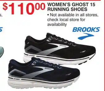 Dunham's Sports BROOKS WOMEN'S GHOST 15 RUNNING SHOES offer