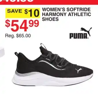 Dunham's Sports PUMA WOMEN'S SOFTRIDE HARMONY ATHLETIC SHOES offer