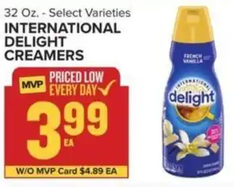 Food Lion INTERNATIONAL DELIGHT CREAMERS offer