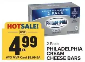 Food Lion PHILADELPHIA CREAM CHEESE BARS offer