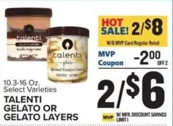 Food Lion TALENTI GELATO OR GELATO LAYERS offer