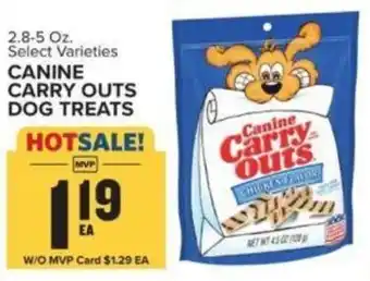Food Lion CANINE CARRY OUTS DOG TREATS offer