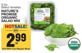 Food Lion NATURE'S PROMISE ORGANIC SALAD MIX offer