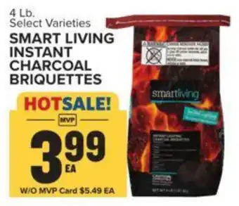 Food Lion SMART LIVING INSTANT CHARCOAL BRIQUETTES offer