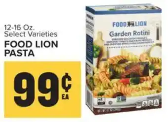 Food Lion FOOD LION PASTA offer