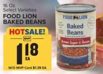 Food Lion FOOD LION BAKED BEANS offer