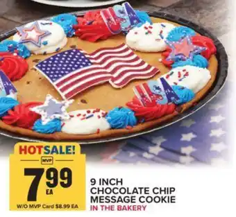 Food Lion 9 INCH CHOCOLATE CHIP MESSAGE COOKIE offer