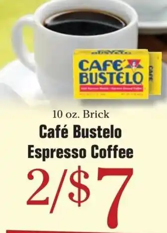 Morton Williams Café Bustelo Espresso Coffee offer